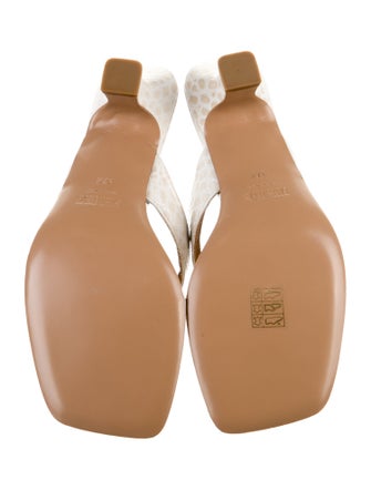 Paris Texas Leather Slides