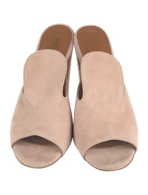 Paris Texas Suede Slides