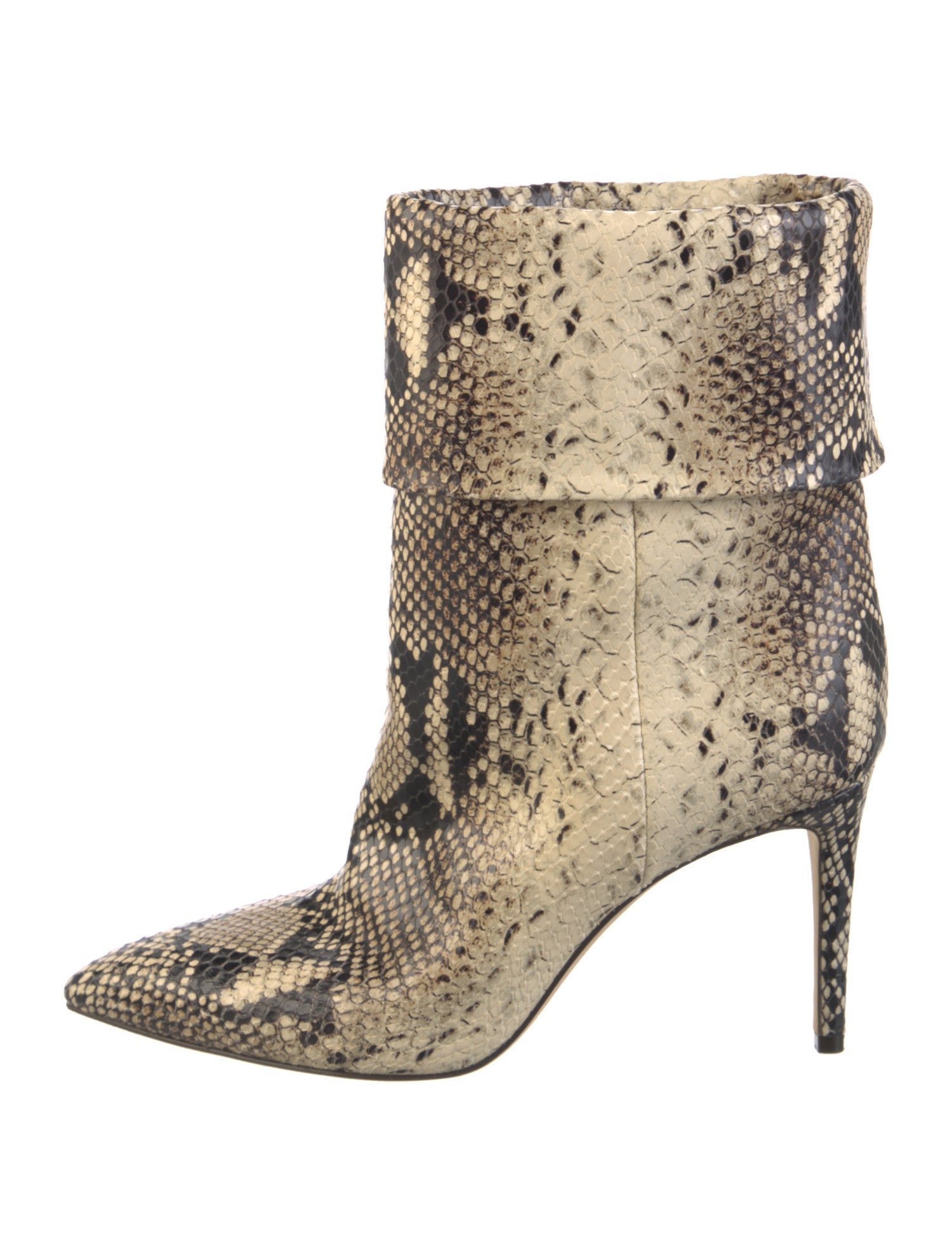 Paris Texas Embossed Leather Animal Print Boots