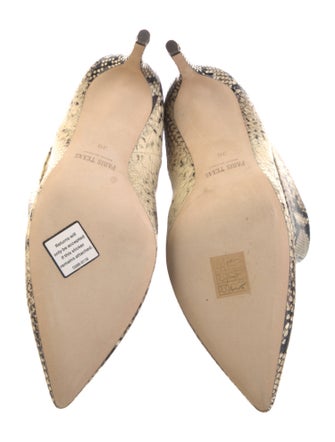 Paris Texas Embossed Leather Animal Print Boots