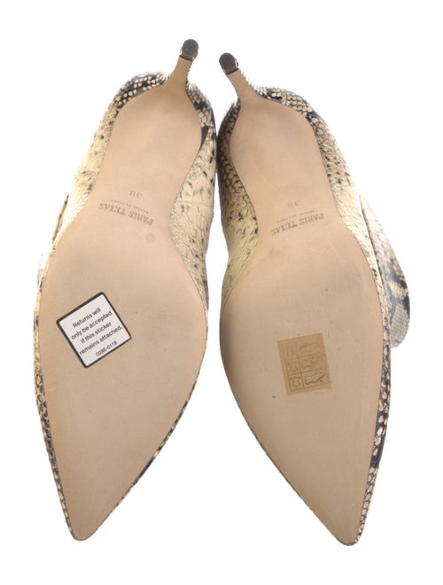 Paris Texas Embossed Leather Animal Print Boots