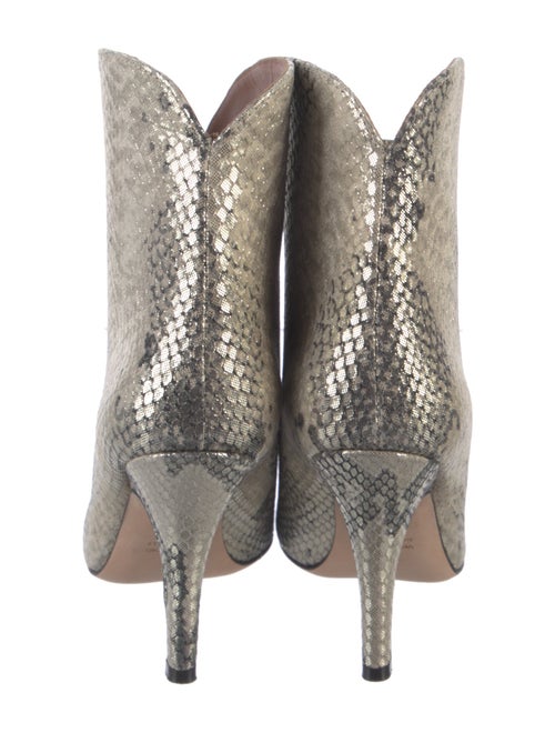 Paris Texas Leather Animal Print Western Boots