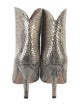 Paris Texas Leather Animal Print Western Boots