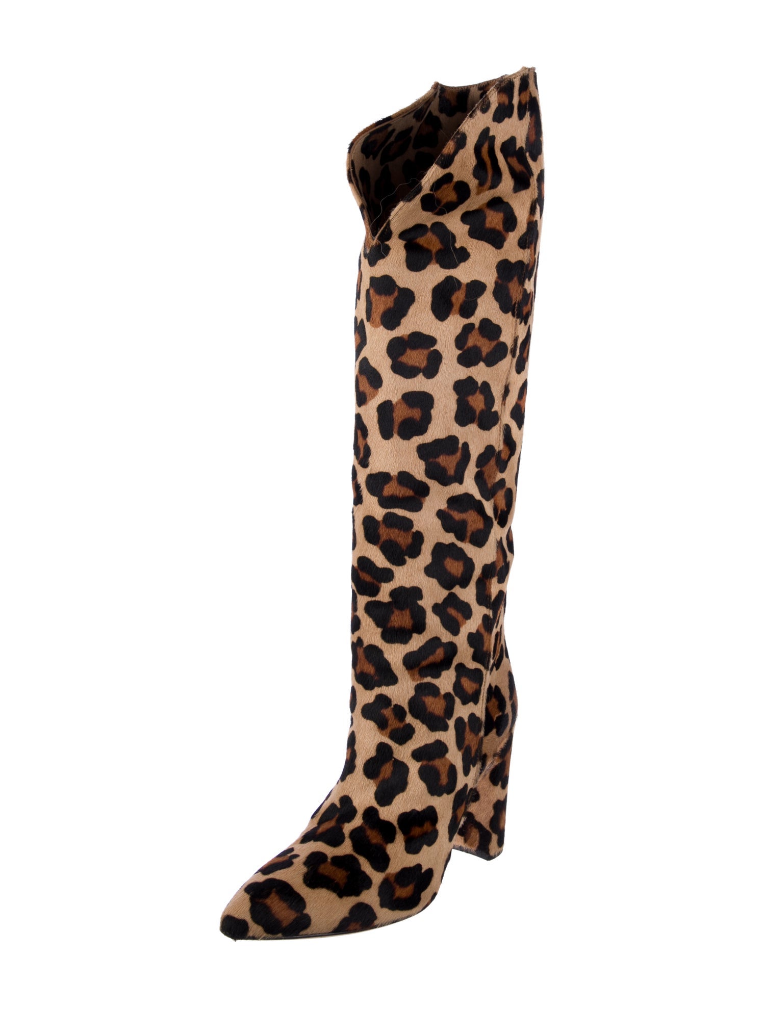 Paris Texas Ponyhair Animal Print Boots