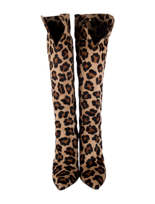 Paris Texas Ponyhair Animal Print Boots