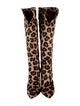 Paris Texas Ponyhair Animal Print Boots