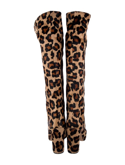 Paris Texas Ponyhair Animal Print Boots