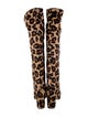 Paris Texas Ponyhair Animal Print Boots