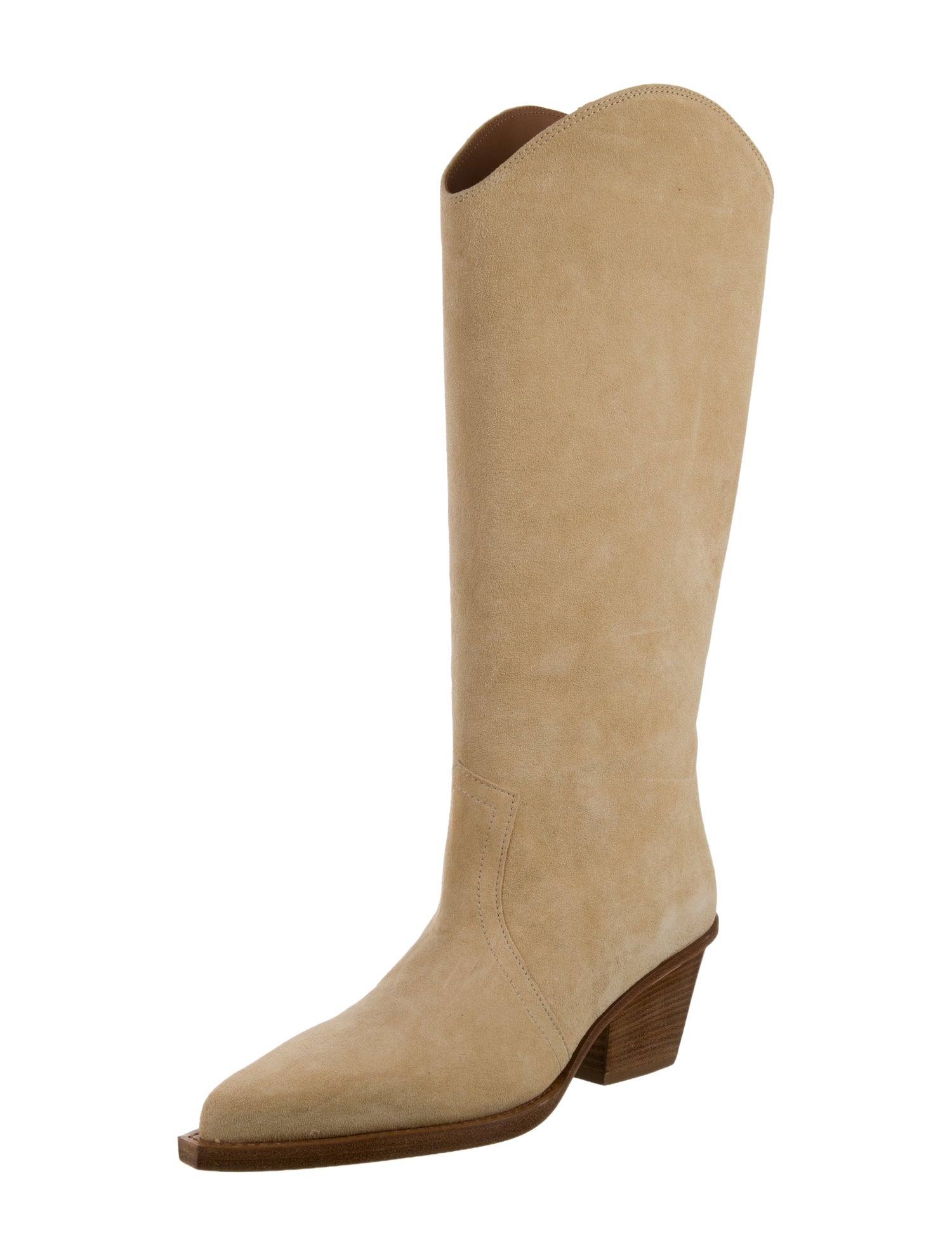 Paris Texas Suede Riding Boots