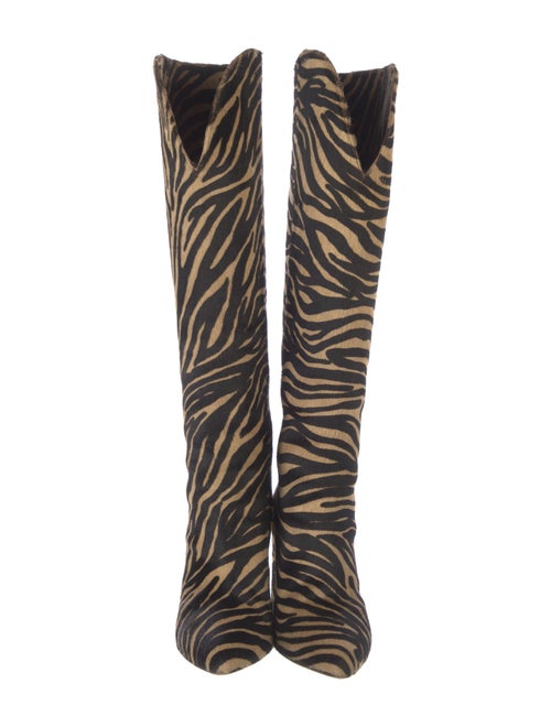 Paris Texas Ponyhair Animal Print Boots