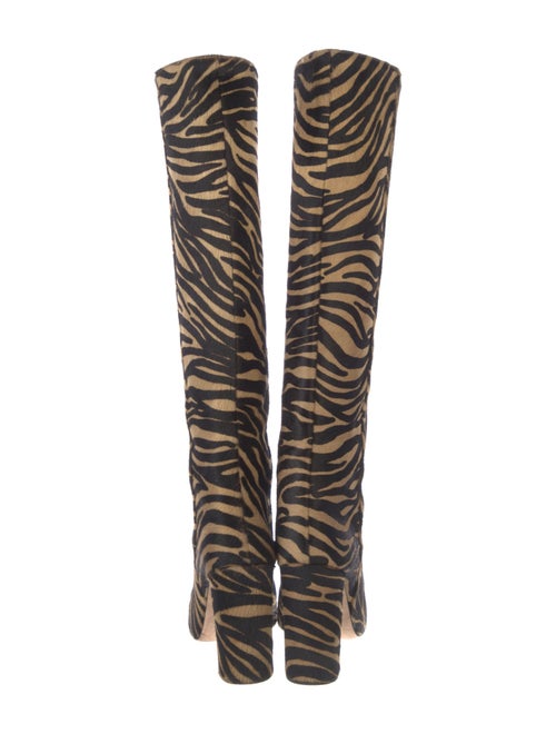 Paris Texas Ponyhair Animal Print Boots