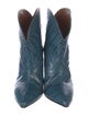 Paris Texas Embossed Leather Animal Print Boots