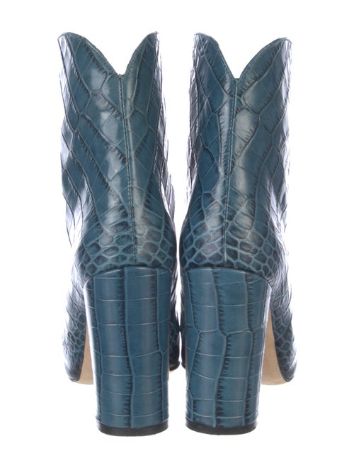 Paris Texas Embossed Leather Animal Print Boots