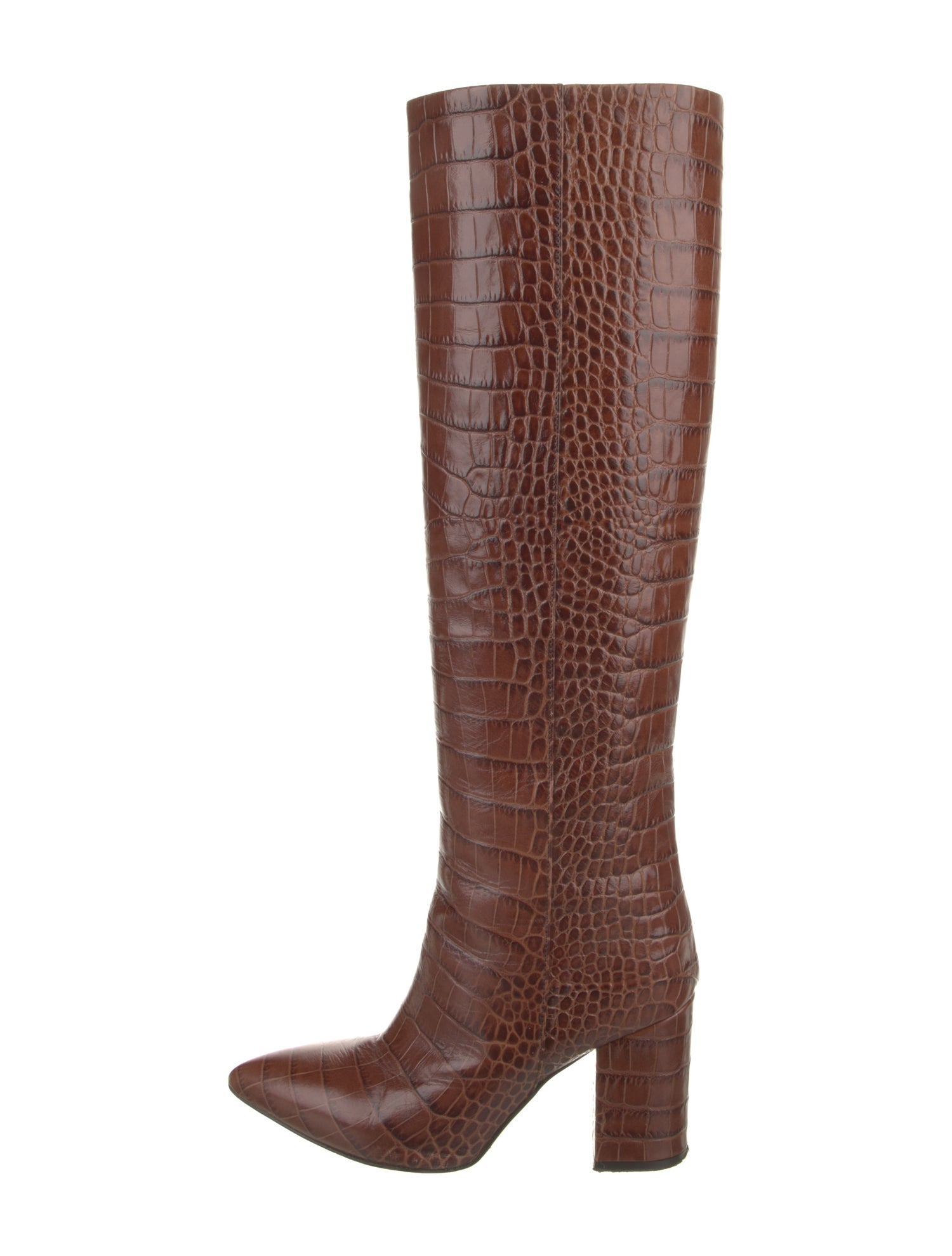 Paris Texas Embossed Leather Animal Print Boots