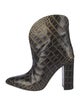 Paris Texas Leather Printed Western Boots