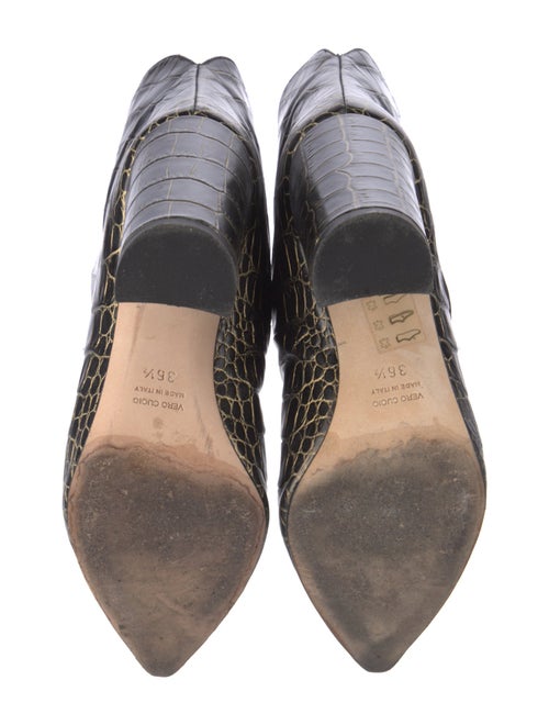 Paris Texas Leather Printed Western Boots