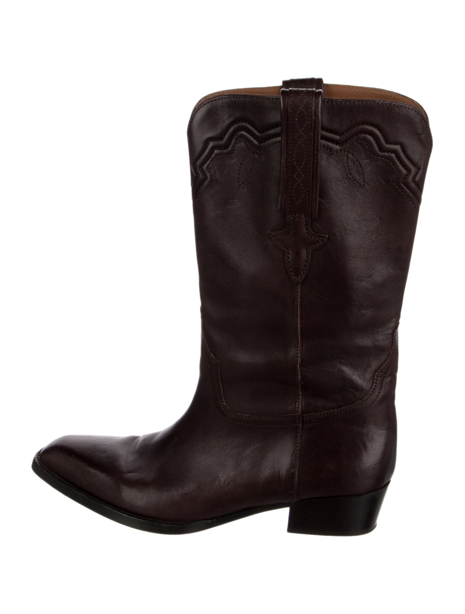 Paris Texas Leather Western Boots