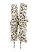 Paris Texas Embossed Leather Animal Print Boots
