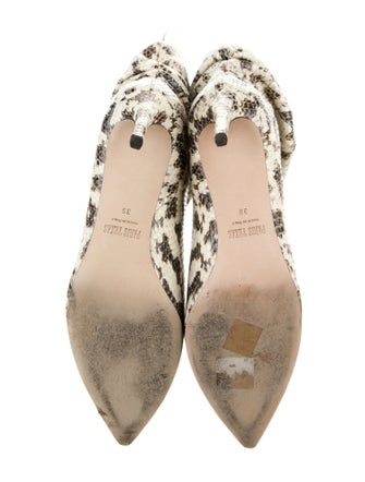 Paris Texas Embossed Leather Animal Print Boots