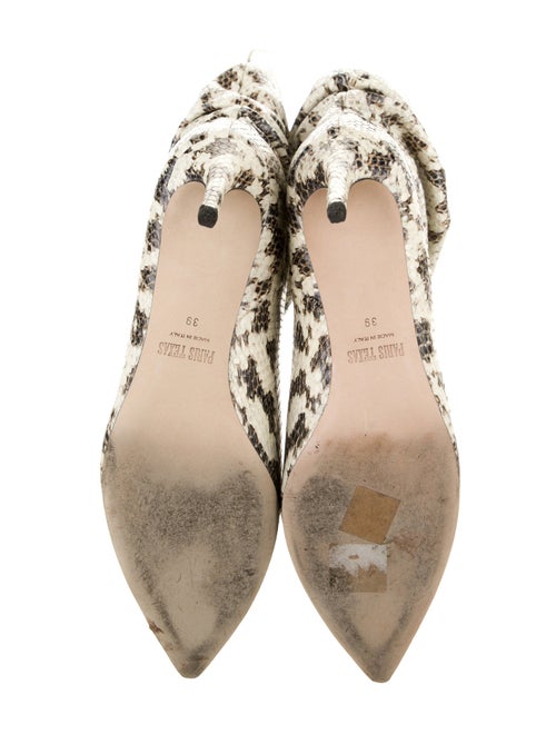 Paris Texas Embossed Leather Animal Print Boots