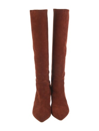Paris Texas Suede Riding Boots