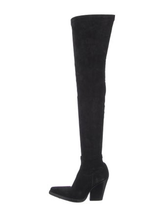 Paris Texas Suede Sock Boots