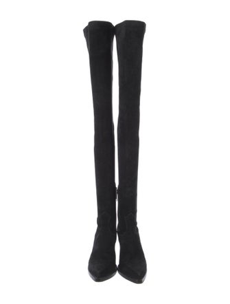 Paris Texas Suede Sock Boots