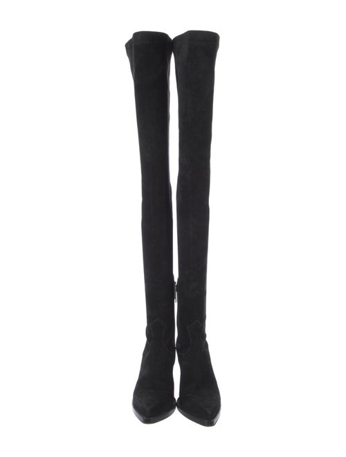 Paris Texas Suede Sock Boots