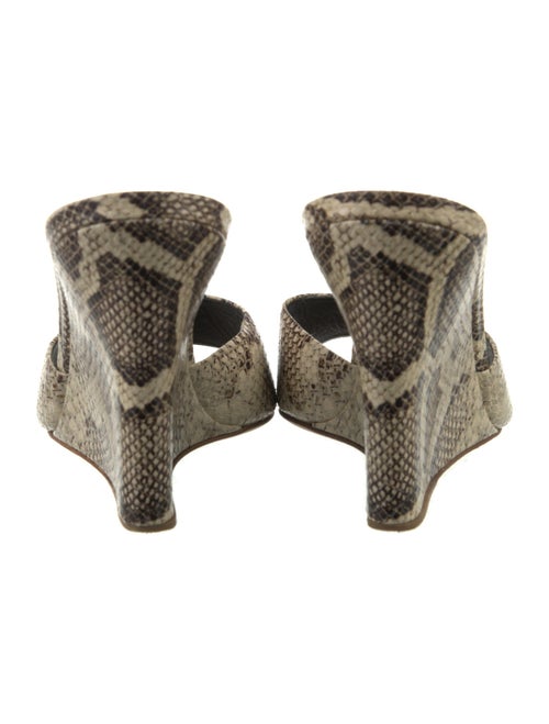 Paris Texas Leather Animal Print Slides