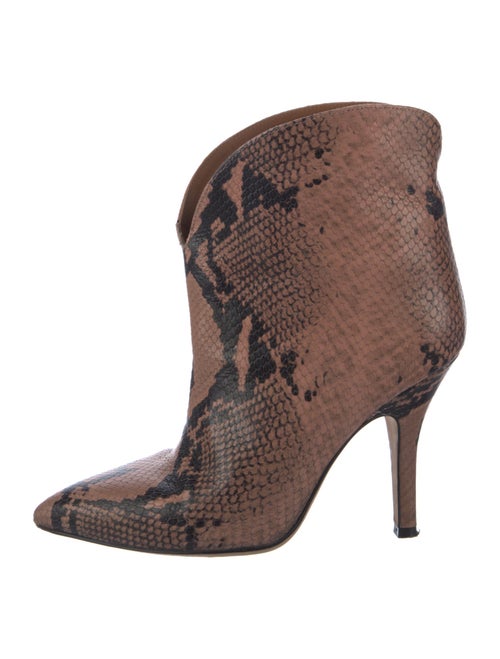 Paris Texas Embossed Leather Animal Print Western Boots