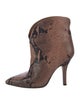Paris Texas Embossed Leather Animal Print Western Boots