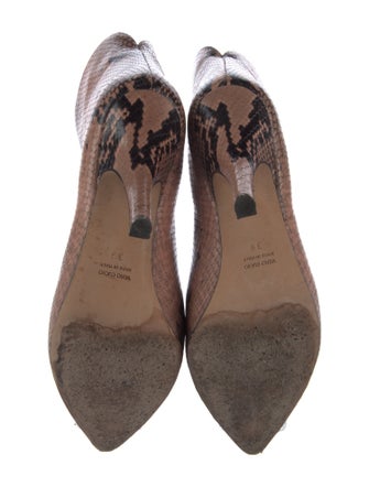 Paris Texas Embossed Leather Animal Print Western Boots