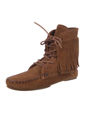 Paris Texas Suede Whipstitch Trim Oxfords