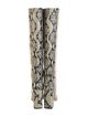 Paris Texas Snakeskin Animal Print Boots