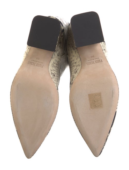 Paris Texas Snakeskin Animal Print Boots