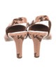 Paris Texas Leather Animal Print Slingback Pumps