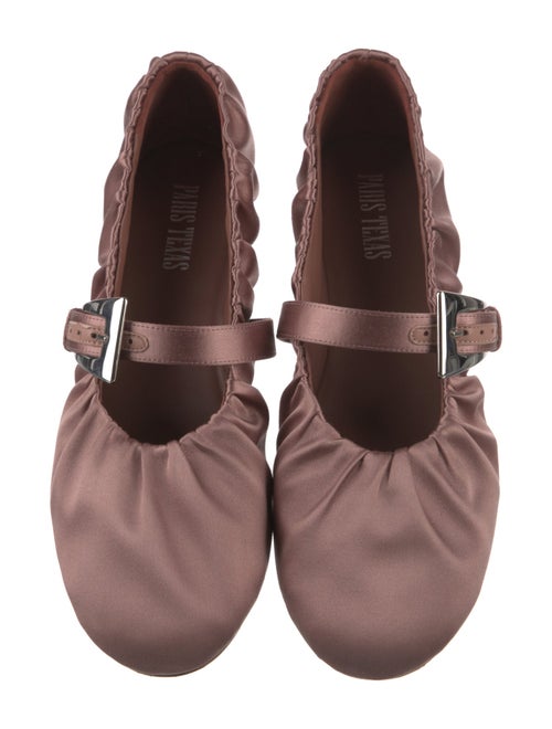 Paris Texas Satin Mary Jane Flats