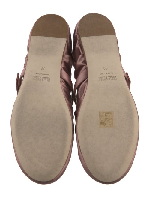 Paris Texas Satin Mary Jane Flats