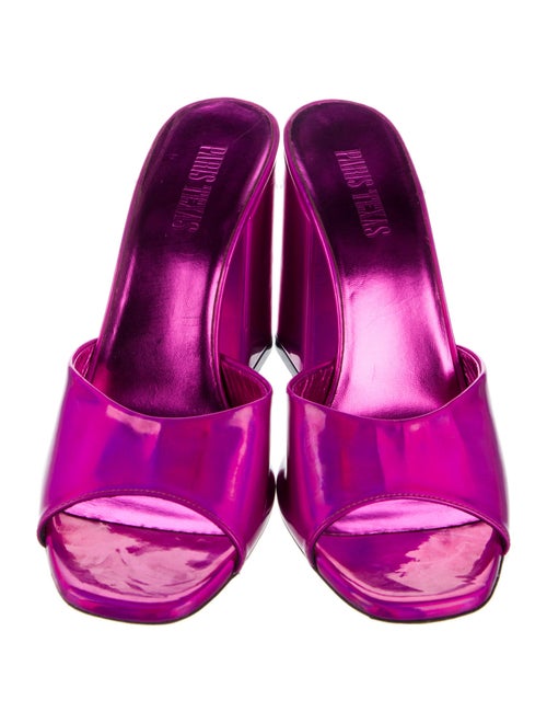 Paris Texas Patent Leather Slides