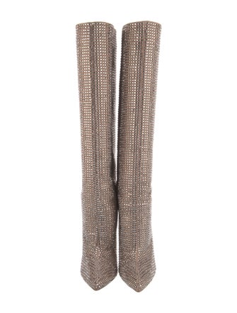 Paris Texas Crystal Crystal Embellishments Boots