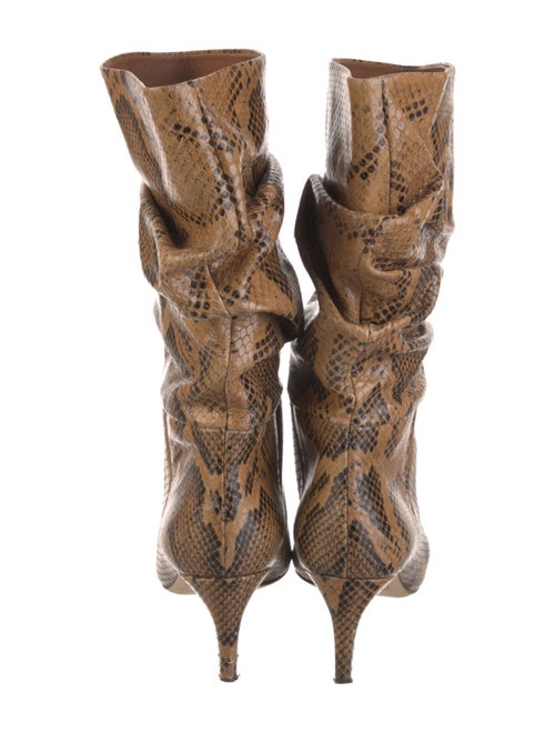 Paris Texas Snakeskin Animal Print Boots