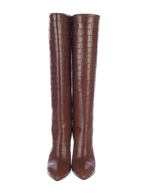 Paris Texas Crocodile Animal Print Boots