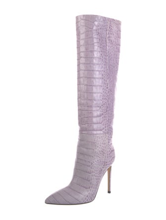Paris Texas Crocodile Animal Print Boots
