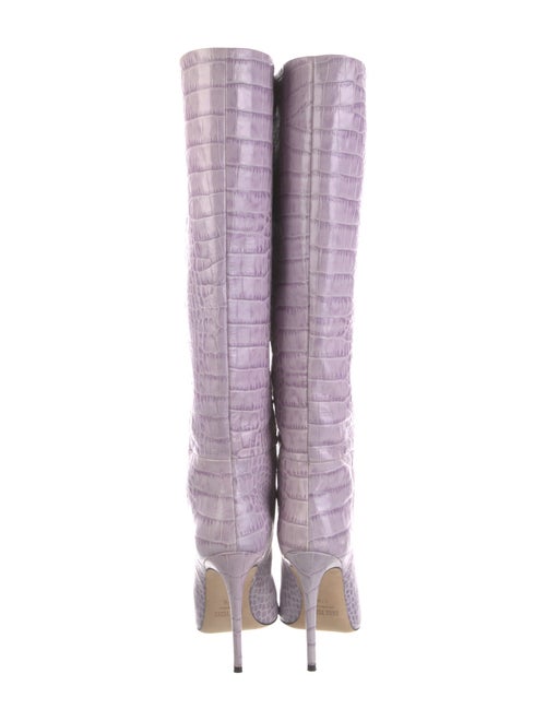 Paris Texas Crocodile Animal Print Boots