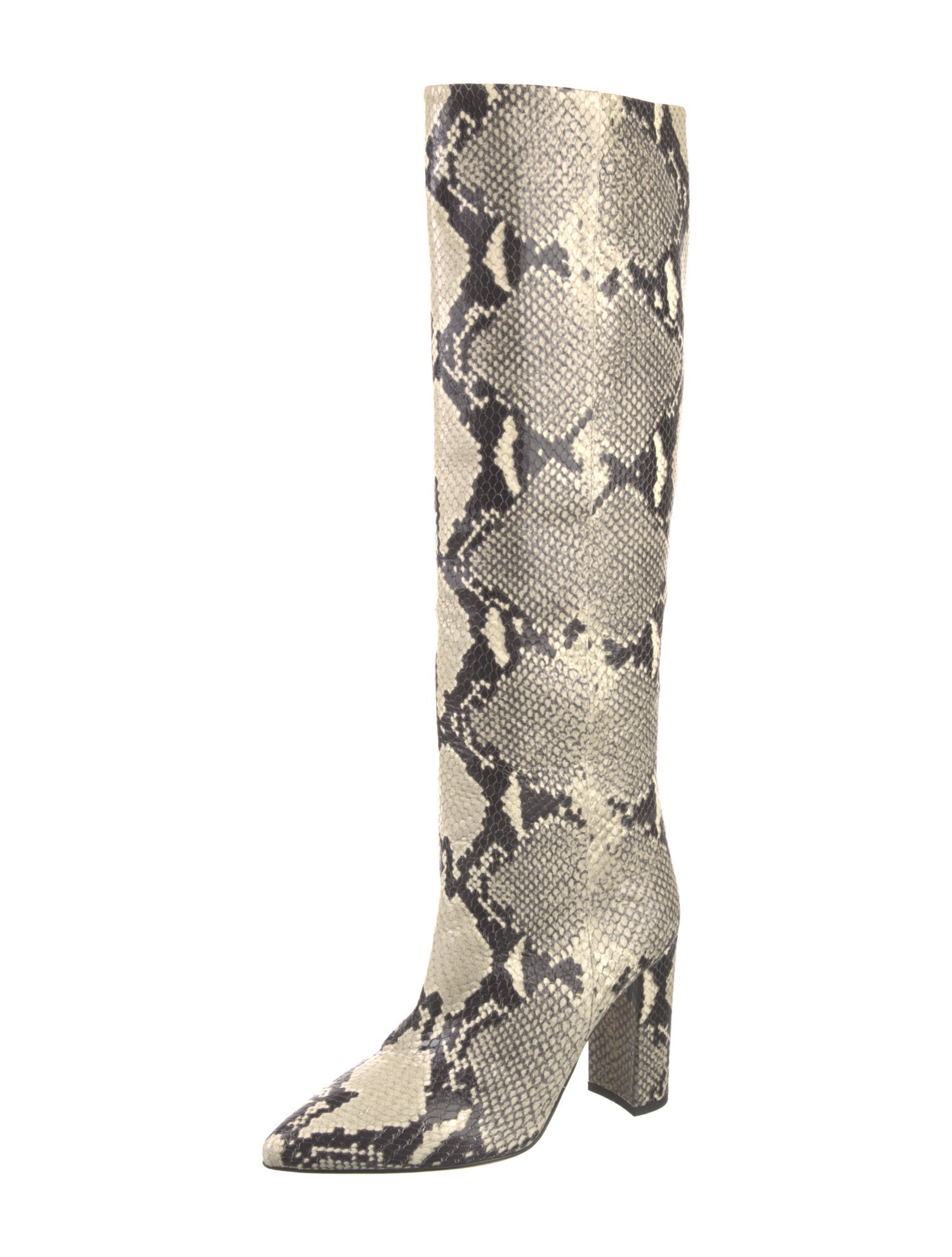 Paris Texas Python Animal Print Boots