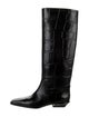 Paris Texas Embossed Leather Riding Boots