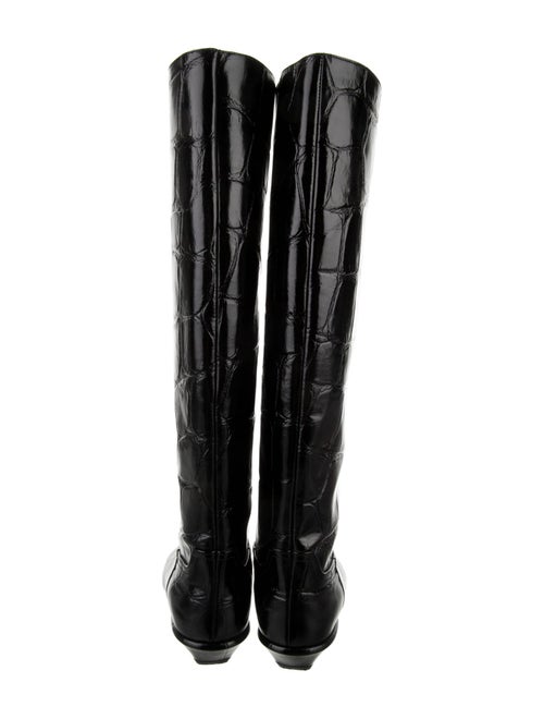 Paris Texas Embossed Leather Riding Boots