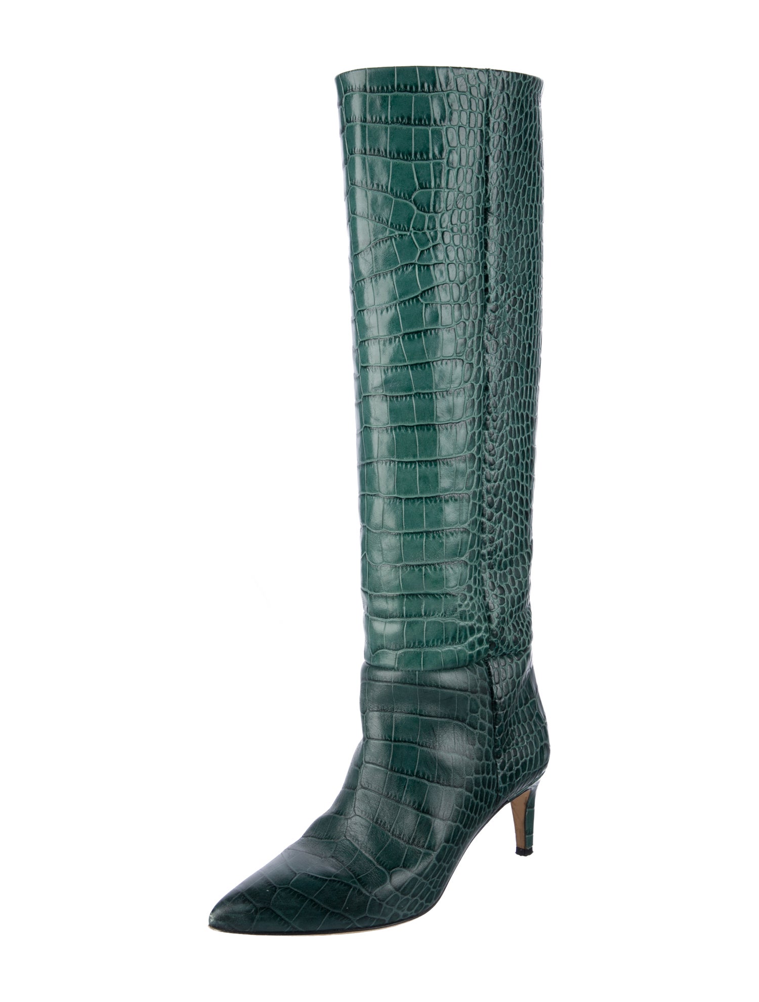 Paris Texas Embossed Leather Boots