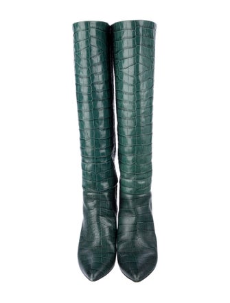 Paris Texas Embossed Leather Boots