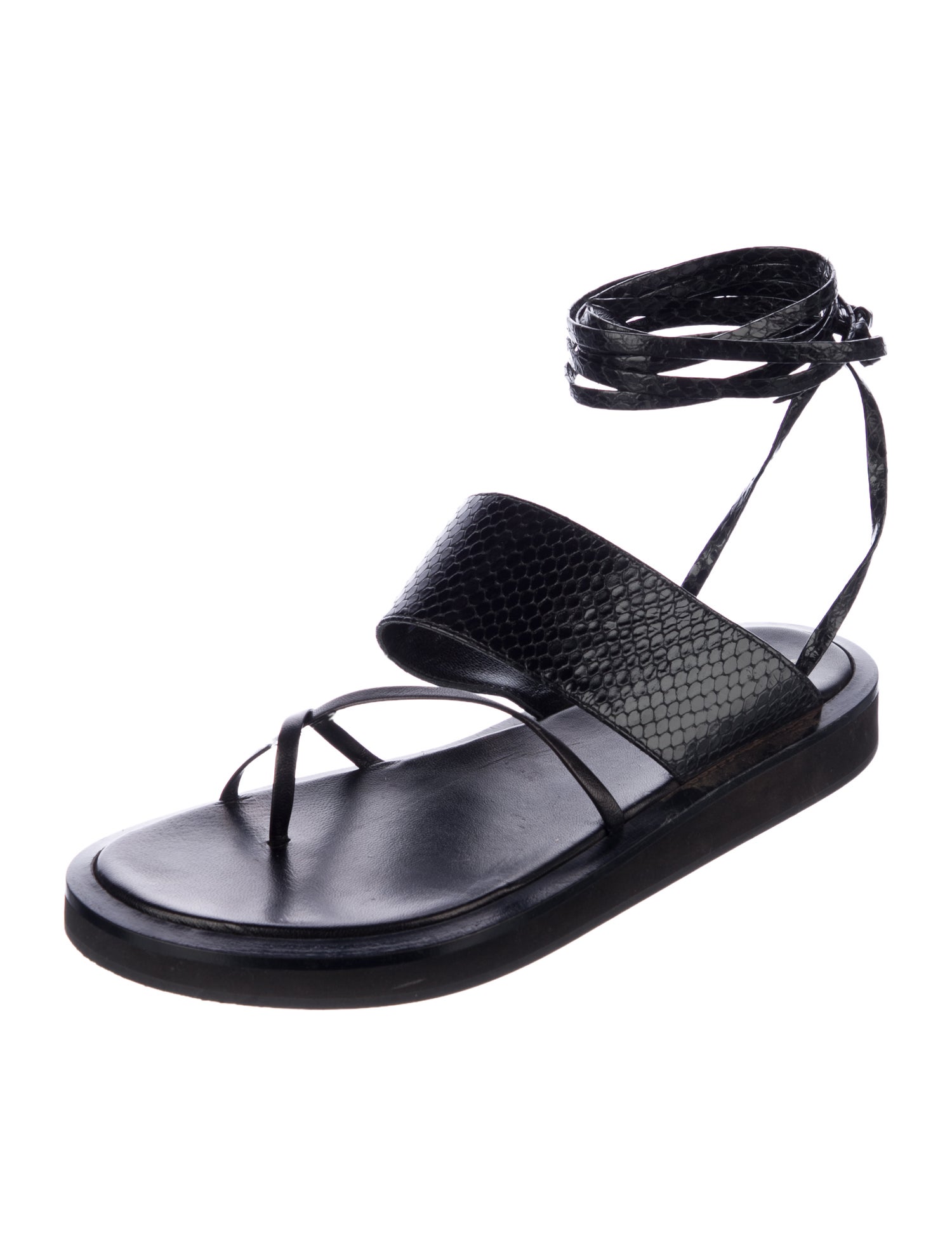 Paris Texas Leather Gladiator Sandals